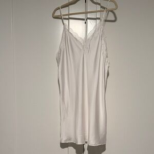 Victoria's Secret White Lace Chemise